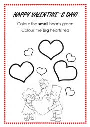 English Worksheet: HAPPY VALENTINES DAY