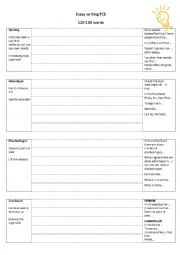 English Worksheet: FCE essay writing