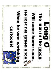 English Worksheet: Ten Long and Short Vowel Sound Silly Short Poems