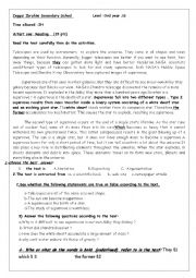 English Worksheet: supernova 