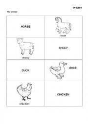 English Worksheet: Animals II