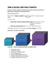 English Worksheet: The passive