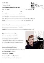 English Worksheet: George Ezra 