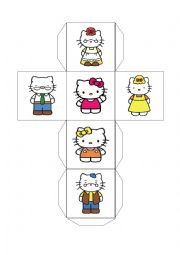 English Worksheet: Hello Kittys family