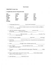 English Worksheet: Tom Sawyer book -  Oxford Bookworm