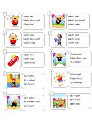 English Worksheet: games