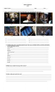 English Worksheet: LUCY Movie workshop