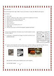 English Worksheet: Make a Mafia