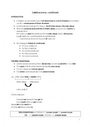 English Worksheet: Conditionals 