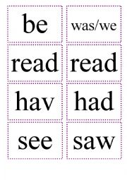 Minute To Win - Past Simple - Irregular Verbs