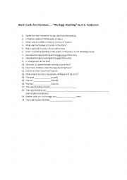 English Worksheet: Work Guide for The Ugly Duckling