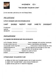 English Worksheet: Modals with Friends