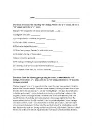 English Worksheet: SIMPLE PAST .... ED pronunciation 