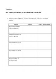 Worksheet 