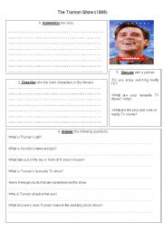 The Truman Show Worksheet