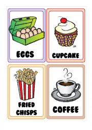 Food FLASHCARDS 2-5