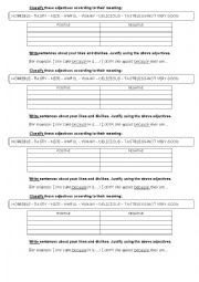 English Worksheet: Adjectives to describe taste