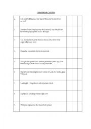 English Worksheet: Grammar Casino