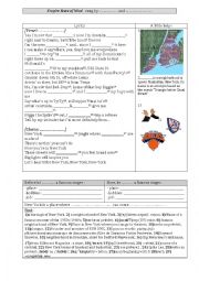 English Worksheet: Empire State of Mind, Alicya Keys