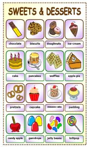 English Worksheet: Sweets and Desserts:pictionary_6