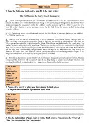 English Worksheet: Book Review