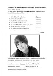 English Worksheet: Diagnostic Test