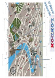 English Worksheet: LONDON - Top 10 landmarks