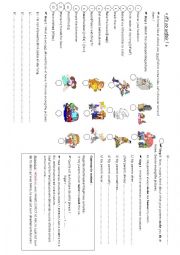 English Worksheet: Rules to follow at home! (la structure causative avec MAKE, MUST, BE ALLOWED TO)
