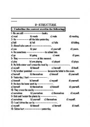 English Worksheet: grammar