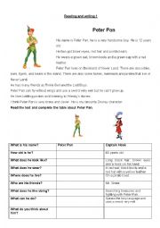 English Worksheet: Parallel writing