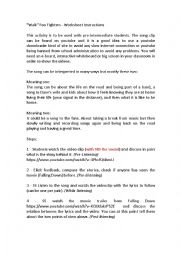 English Worksheet: 