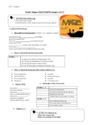 English Worksheet: Song Magic-Rude Listening comprehension