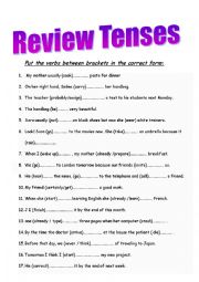 review tenses