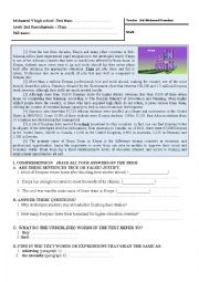 English Worksheet: Reading Comprehension text  about BRAIN (+ Lesson Plan)