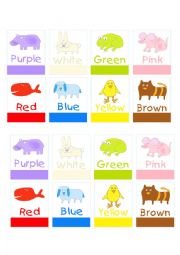 English Worksheet: Colors 