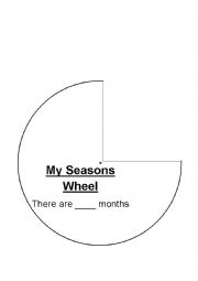 English Worksheet: Season spinner