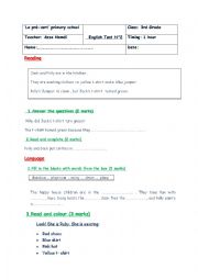 English Worksheet: For teachers who use happy house and happy street