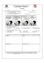 English Worksheet: Life project 