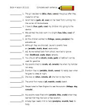 English Worksheet: General vocabuary