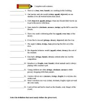 English Worksheet: General vocabuary