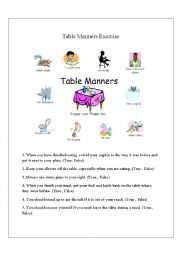 Table Manners