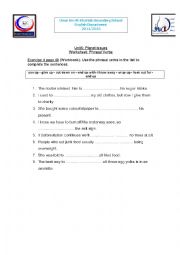 English Worksheet: Vocabulary related to the environment