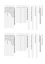 English Worksheet: Present simple, Number (10-100) and family members