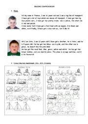 English Worksheet: reading comprehension toys 