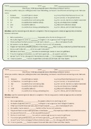 English Worksheet: Sentence Variety