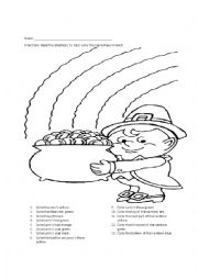 English Worksheet: Larry the Leprechaun