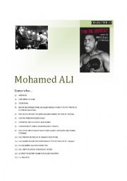 English Worksheet: Guessing game CARD 4/5 Mohamed Ali