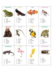 English Worksheet: Animal groups game