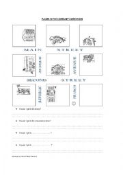 English Worksheet: DIRECTIONS