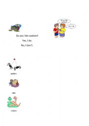 English Worksheet: do you like
